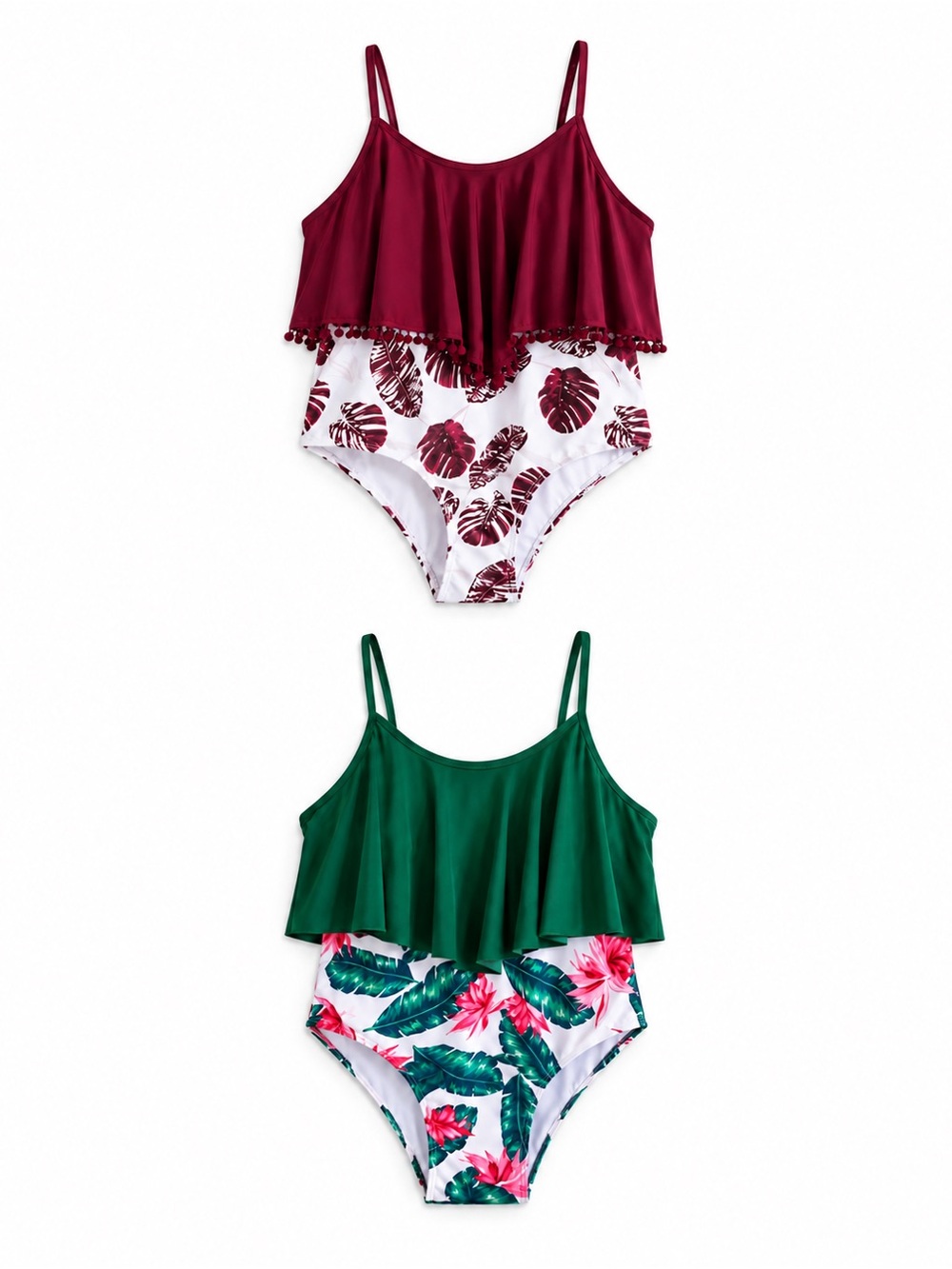 4/$20➡️ SHEIN Tropical One-Piece Swimsuit Bundle – Size 4X – NWoT/EUC